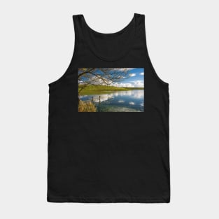 Soulseat Loch Reflections Photograph Dumfries and Galloway Tank Top